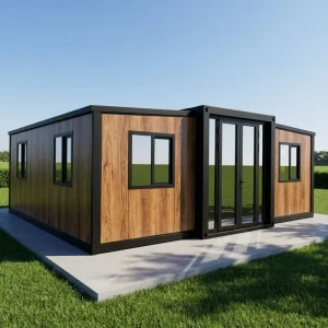 Luxury Prefabricated Module Container House with ISO Certified Steel Structure for Mobile Living and Office Camp