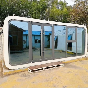 Luxury Smart Configuration Mobile Container House 20ft 40ft Apple Cabin Style Two Bedrooms One Living Room Home