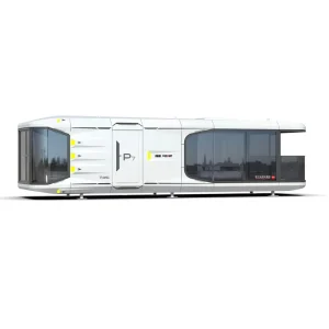 Luxury Steel New Commercial Mobile Space Capsule Cabin Villa Office Design Prefabricated Modular Economic thermal insulating