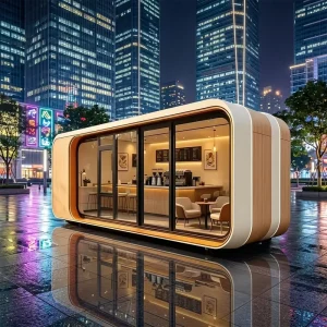 Luxury Tiny House 20Ft 40Ft Expandable Prefabricated Container House Waterproof Modern Villa Style Modular Home