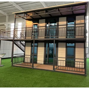 Luxury Villa Hurricane Proof Ready to Ship 2 Story 3 Bedroom Portable Foldable Mobile Container Tiny House