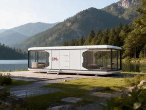 M7 Modern 20ft 40ft Portable Detachable Modular Galvanized Steel Container Prefabricated Intelligent Capsule Hotel Outdoor Park