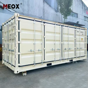 MEOX Customized ISO Standard Csc Certificated 20ft 40ft 40hc Doors Side Open End Opening Side Door Shipping Container