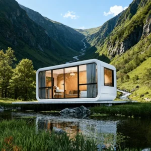 MH Space Capsule Steel Structure Container House Eco Friendly Sleep Pods with Bedroom Kitchen Bathroom & Outdoor Features