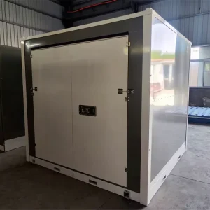 MINI 8′ 10′ 12′ Foldable Quick Assemble Flat Pack Container Storage Self Storage Mobile Portable POD Container Manufacturers