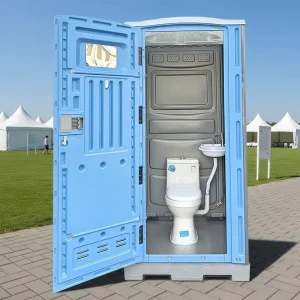 MRJ 1 Portable Toilet HDPE Material 1 Year Warranty Outdoor Temporary Container Bathroom Unit Eco Friendly Durable Easy
