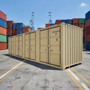Manufacturer Custom 40 Feet Side Door Open High Cube Shipping Container