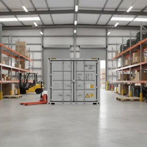 Manufacturer Custom Heavy Duty Corrugated Steel One Side Open Mobile Storage Shipping Container