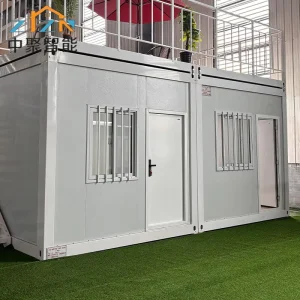 Manufacturer Direct 20ft Cabin Flat Pack Shipping Container House, Prefab Modular Home with Insulated Bathroom