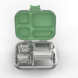Manufacturer Direct Custom BPA Food Grade Stainless Steel Tiffin Bento Lunch Box Heatable Food Container