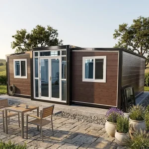 Manufacturer Prefabricated Expandable Container House Modular Movable Prefab Portable Small Homes Sala De Expansion De Doble Ala