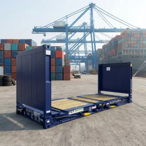 Manufacturer Price Csc Certified High Tensile Steel Collapsible Container 20ft Flat Rack Shipping Container