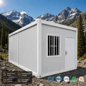 Manufacturer Supply Prefabricated Steel Structure Building with Shipping Container Frames Moveable House