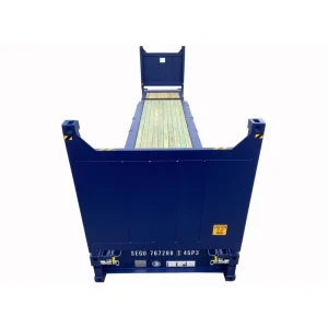 Manufacturers Provide Logistics Transporation Collapsible Fixed Flat Rack Ocean Shipping Container
