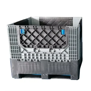 Many Colors Many Height Available 1200×1000 mm Plastic Collapsible Bulk Container HDPE Large Pallet Box