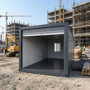 Marine Wash Bay Container Units with Waterproof Interior Lining for Vehicle Cleaning and Drainage