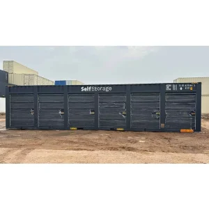 Maritime Container Material Self Storage Warehouse Heavy Duty Self Storage Container with Multi Doors for Rental