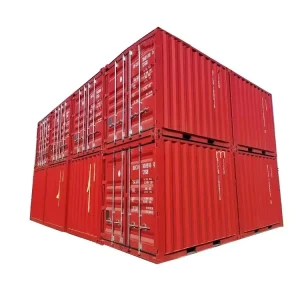 Maritime Transportation Movable Metal Container Custom Logo New High Cube Double Doors Dry 14Cu.m ISO9001 Certified