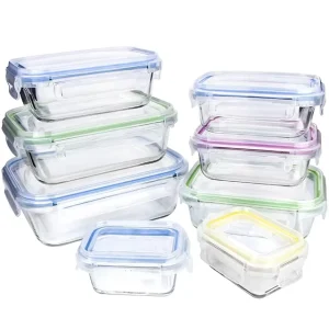Microwave Oven Safe Glass Food Container Bento Lunch Box Meal Prep Storage Food Container