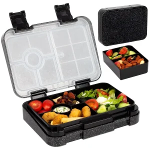 Microwave Safe Kids Lunch Box Tritan Plastic Outdoor Picnic Leakproof Bento Lunch Box for Children