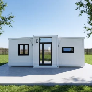 Midcentury Modern Two Story Prefab Steel Expandable Container House Fire Resistant Hospital Villa Hotel Warehouse Gym