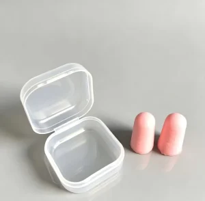 Mini Clear Plastic Storage Box With Lid Portable Small Container for Earplugs Jewelry Pills Tiny Hardware Travel Organizer Case