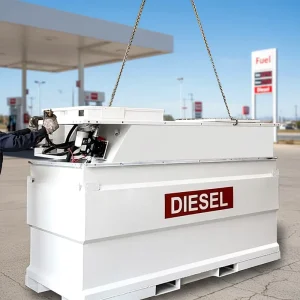 Mini Mobile Petrol Station 1000L 2000L 4000Liters Chemical Storage Equipment Diesel Tank Portable with Pump Custom Canada