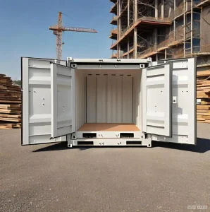 Mini Portable Shipping Container Design Cargo Box with Secure Storage for Small Items and Desktop Organization
