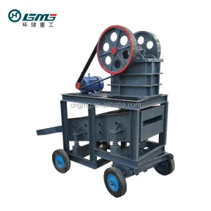 Mini Stone Mobile Jaw Crusher with Belt Conveyor Mini Primary Stone Crusher Machine