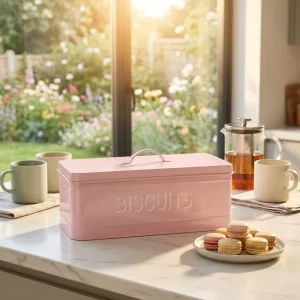 Minimalist Bread Box Large Capacity Arch Cover Biscuit Storage Box Dustproof Kitchen Pantry Snack Organizer Front Cover Bread