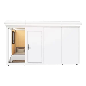 Minimalist Corner Mobile Waterproof Aluminum Modern Design Modular House Home Theater Backyard Family Entertainment