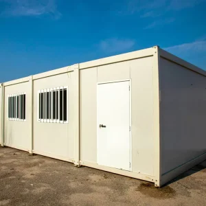 Minimalist Modern Detachable Container Module for Site Project Temporary Housing and Office