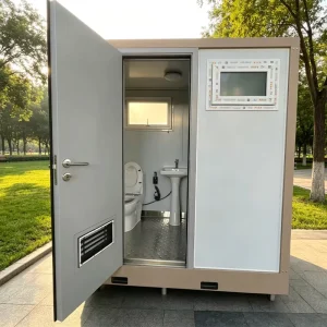 Mobile Bathroom 2 in 1 Portable Toilet with Shower Room Modular Restroom for Stadium Event Municipal Project