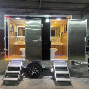 Mobile Camping Toilet Trailer Portable Restroom Toliets Trailer