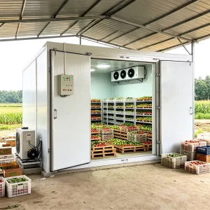 Mobile Cold Room with Wheels for Outdoor Events and Emergency Cold Storage