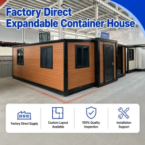 Mobile Compact 20 40 Ft Luxury Tiny House Prefabricated Expandable Container House Modern Modular Home for Airbnb Resort