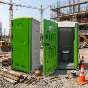 Mobile Container Public Toilet System Office Buildings Apartments Durable Eco Friendly HDPE Material
