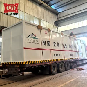 Mobile Fuel Station 20ft 40ft Containerized Portable Petrol Diesel Tank with Pump for Construction Site