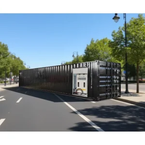 Mobile Fuel Station 40ft 20ft Container Customized Fuel Station 10000L 60000L Container Skid Mounted Gas Station