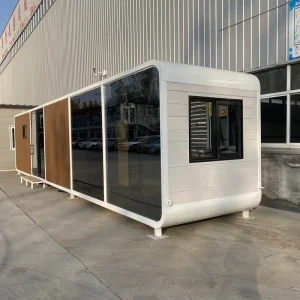 Mobile Furnished Portable Office Tiny Smart Modular Cabin Pod House 4.5x3m 40ft Capsule Prefabricated Mountain Home