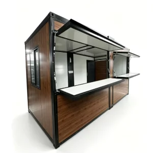 Mobile Kitchen Prefab Portable Container Booth Modular Cabin for Camping Park Service Temporary Kitchen Storage Room