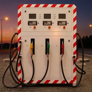 Mobile Mini Fuel Station 6000L Carbon Steel Container Diesel/Gasoline Dispenser with Pump & Hoses Competitive Price