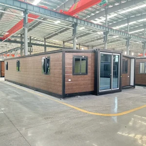 Mobile Modular Portable Luxury Prefabricated Container House with Steel Sandwich Panel Detachable Design