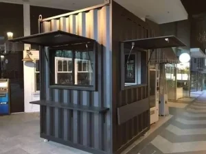 Mobile Prefab Shipping Container Coffee Shop 20ft 40ft Modular Portable Apartment Sandwich Panel Cafe Outdoor Street Coffee