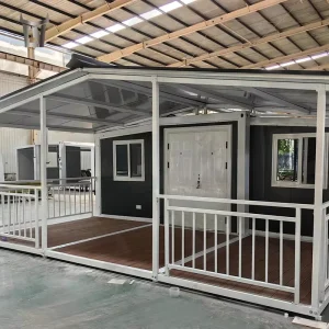Mobile Prefabricated Home Kit Fast Build Expandable Container House Triangle Roof for School