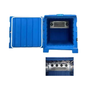 Mobile Refrigerator Unit Easy to Operate Transport Insulated Ice Box Outdoor Fish Container