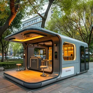 Mobile Space Capsule B&B Container Cafe Resort Triangle Pod Sightseeing Room Exhibition Hall Reception Room