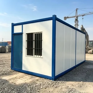 Modern 1 Story Flat Pack Container House Wind Resistant Low Shipping Cost Economical for Mining Camp Office Dorm