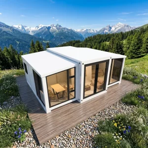 Modern 2 3 4 Bedroom Expandable Container House Home Office With Steel And Sandwich Panel Material