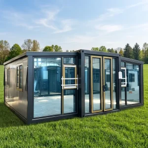 Modern 2 4 Bedroom Expandable Container House Prefab Steel Structure for Hotels Villas Foldable Design American